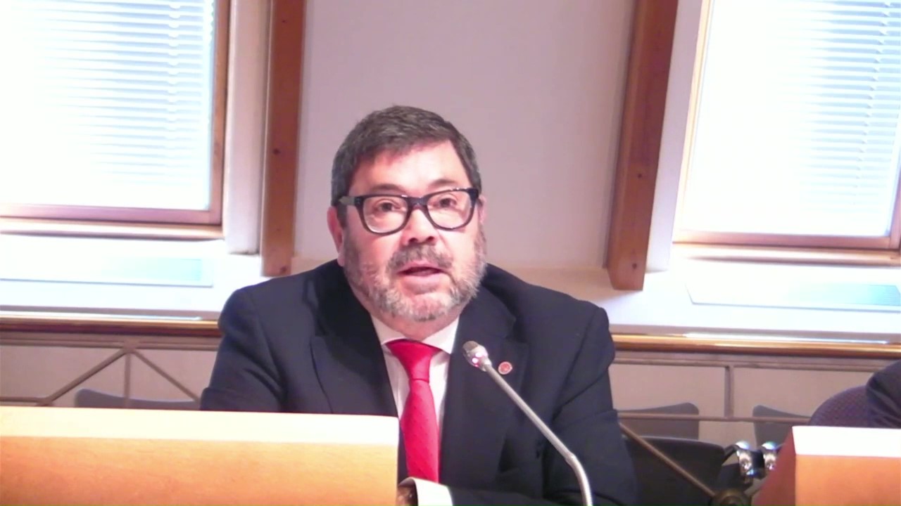 Alberto Álvarez. Comisión de Hacienda en Juntas de Bizkaia. Fiscalidad